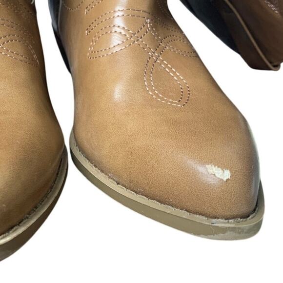 Dream Pairs Womens 10 Brown Faux Leather 2\